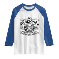 Arizona Desert Wanderlust Raglan Shirt Vintage Grand Canyon State Est 1912