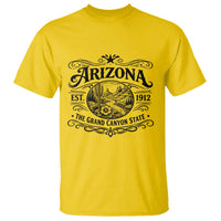Arizona Desert Wanderlust T Shirt Vintage Grand Canyon State Est 1912
