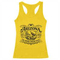 Vintage Arizona Cactus Desert Canyon Western 1912 Racerback Tank Top