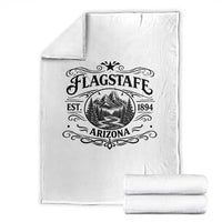 Vintage Flagstaff Landscape Adventure Throw Blanket Arizona Gift