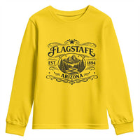 Vintage Flagstaff Landscape Adventure Youth Sweatshirt Arizona Gift