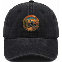 Arizona Pride Washed Cotton Baseball Cap Adventure Scenic Journey Southwest USA