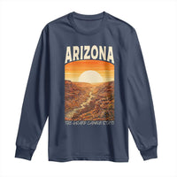 Arizona Souvenir Grand Canyon State Long Sleeve Shirt Saguaro Cactus Road Trip