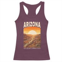 Arizona Souvenir Grand Canyon State Racerback Tank Top Saguaro Cactus Road Trip