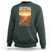 Arizona Souvenir Grand Canyon State Sweatshirt Saguaro Cactus Road Trip