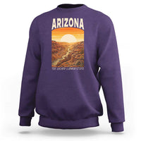 Arizona Souvenir Grand Canyon State Sweatshirt Saguaro Cactus Road Trip