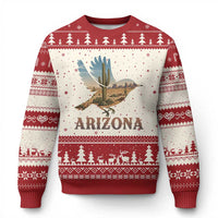 Arizona Desert Wren Bird Ugly Christmas Sweater Cactus Landscape Rustic Western