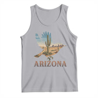 Arizona Desert Wren Bird Tank Top Cactus Landscape Rustic Western