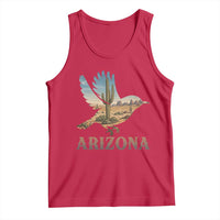 Arizona Desert Wren Bird Tank Top Cactus Landscape Rustic Western