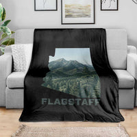 San Francisco Peaks Flagstaff Arizona Throw Blanket Vintage Mountain Landscape Gift