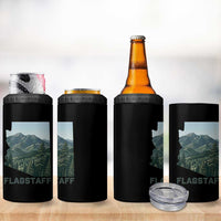 San Francisco Peaks Flagstaff Arizona 4 in 1 Can Cooler Tumbler Vintage Mountain Landscape Gift