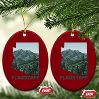 San Francisco Peaks Flagstaff Arizona Ceramic Ornament Vintage Mountain Landscape Gift