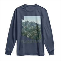 San Francisco Peaks Flagstaff Arizona Long Sleeve Shirt Vintage Mountain Landscape Gift