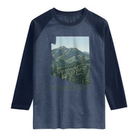 San Francisco Peaks Flagstaff Arizona Raglan Shirt Vintage Mountain Landscape Gift