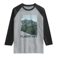 San Francisco Peaks Flagstaff Arizona Raglan Shirt Vintage Mountain Landscape Gift