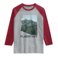 San Francisco Peaks Flagstaff Arizona Raglan Shirt Vintage Mountain Landscape Gift