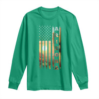 Patriotic Arizona State Flag Long Sleeve Shirt Southwest Landscape Gift
