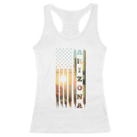 Patriotic Arizona State Flag Racerback Tank Top Southwest Landscape Gift