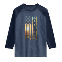 Patriotic Arizona State Flag Raglan Shirt Southwest Landscape Gift