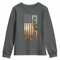 Patriotic Arizona State Flag Youth Sweatshirt Southwest Landscape Gift