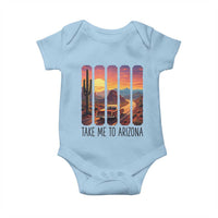 Arizona Desert Cactus Western Adventure Baby Onesie Take Me To AZ