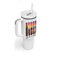 Arizona Desert Cactus Western Adventure Tumbler With Handle Take Me To AZ