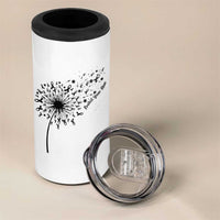 Protect Your Skin 4 in 1 Can Cooler Tumbler Melanoma Awareness Dandelion Gift