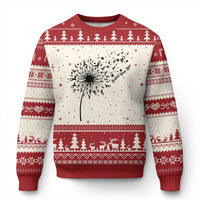 Protect Your Skin Ugly Christmas Sweater Melanoma Awareness Dandelion Gift