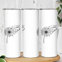 Protect Your Skin Skinny Tumbler Melanoma Awareness Dandelion Gift