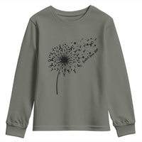 Protect Your Skin Youth Sweatshirt Melanoma Awareness Dandelion Gift