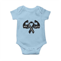 Melanoma Awareness Warrior Baby Onesie Never Give Up