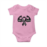 Melanoma Awareness Warrior Baby Onesie Never Give Up