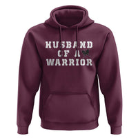 Husband Of A Warrior Hoodie Melanoma Awareness Wife Support