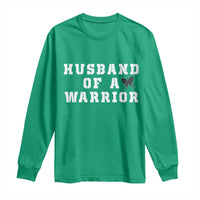 Husband Of A Warrior Long Sleeve Shirt Melanoma Awareness Wife Support