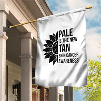 Skin Cancer Survivor Warrior Garden Flag Pale Is The New Tan