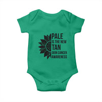 Skin Cancer Survivor Warrior Baby Onesie Pale Is The New Tan