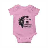 Skin Cancer Survivor Warrior Baby Onesie Pale Is The New Tan