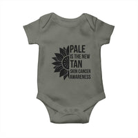 Skin Cancer Survivor Warrior Baby Onesie Pale Is The New Tan