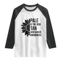 Skin Cancer Survivor Warrior Raglan Shirt Pale Is The New Tan