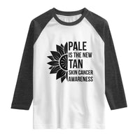 Skin Cancer Survivor Warrior Raglan Shirt Pale Is The New Tan
