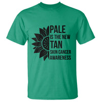 Skin Cancer Survivor Warrior T Shirt Pale Is The New Tan