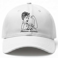 Melanoma Awareness Strong Woman Baseball Cap Feminist Warrior