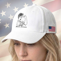 Melanoma Awareness Strong Woman Baseball Cap Feminist Warrior