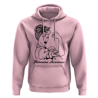 Melanoma Awareness Strong Woman Hoodie Feminist Warrior