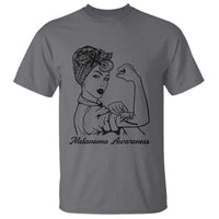 Melanoma Awareness Strong Woman T Shirt Feminist Warrior
