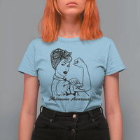 Melanoma Awareness Strong Woman T Shirt For Women Feminist Warrior
