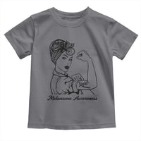 Melanoma Awareness Strong Woman Toddler T Shirt Feminist Warrior