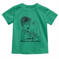Melanoma Awareness Strong Woman Toddler T Shirt Feminist Warrior