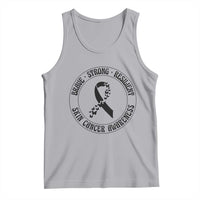Melanoma Awareness Tank Top Brave Strong Resilient Warrior