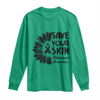 Skin Cancer Fighter Long Sleeve Shirt Save Your Skin